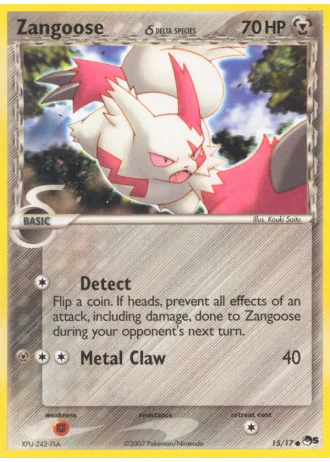 Zangoose #15/17 — POP Series 5
