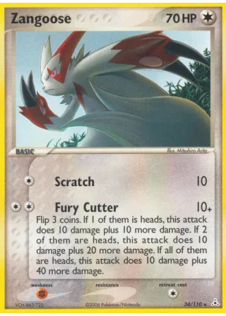 Zangoose #34/110 — Holon Phantoms