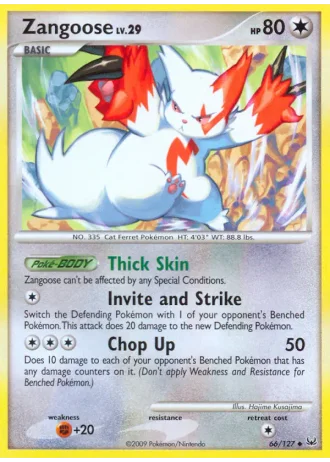 Zangoose #66/127 — Platino