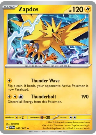 Zapdos #065 — Twilight Masquerade