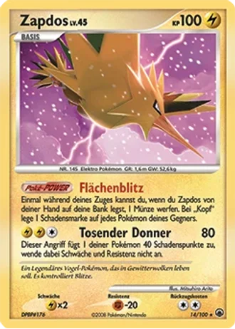 Zapdos #14 — Majestätischer Morgen