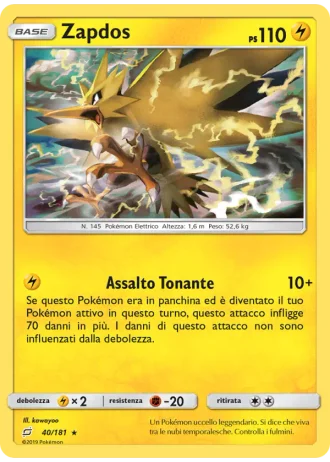 Zapdos #40 — Gioco di Squadra