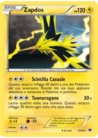 Zapdos #41/99 — Destini Futuri