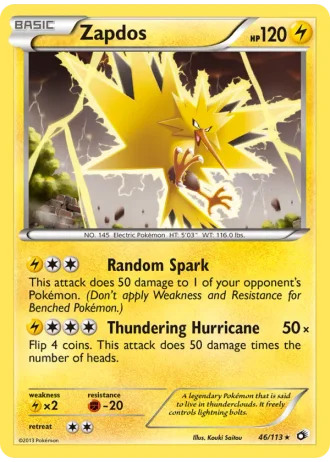 Zapdos #46 — Legendary Treasures