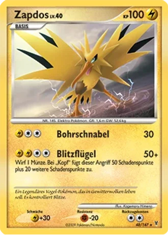 Zapdos #48/147 — Ultimative Sieger