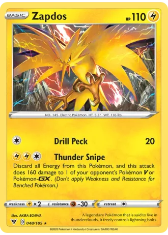 Zapdos #48 — Vivid Voltage