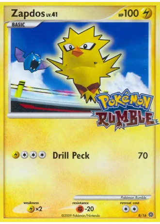 Zapdos #8 — Pokémon Rumble