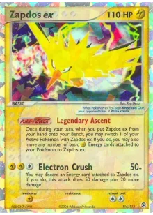 Zapdos ex #116 — FireRed & LeafGreen
