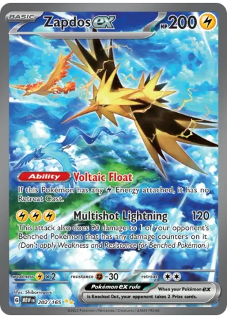 Zapdos ex #202 — 151