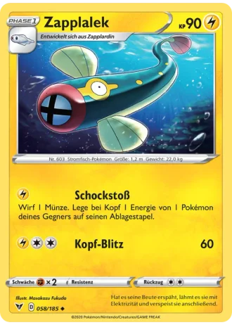 Zapplalek #58/185 — Farbenschock