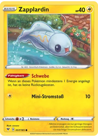 Zapplardin #57/185 — Farbenschock