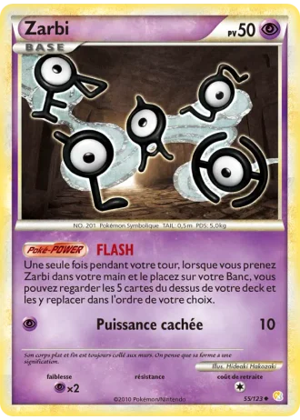 Zarbi #55/123 — HeartGold SoulSilver