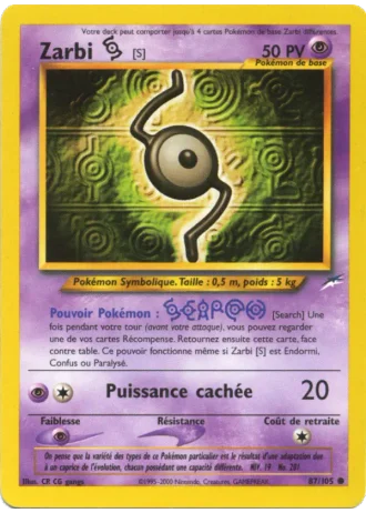 Zarbi S (première édition) #87/105 — Neo Destiny (1ère Édition)