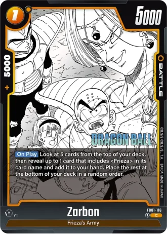 Zarbon SB02-116 — Manga Booster 02 (SB02)