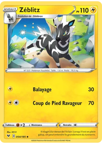 Zéblitz #54/185 — Voltage Éclatant