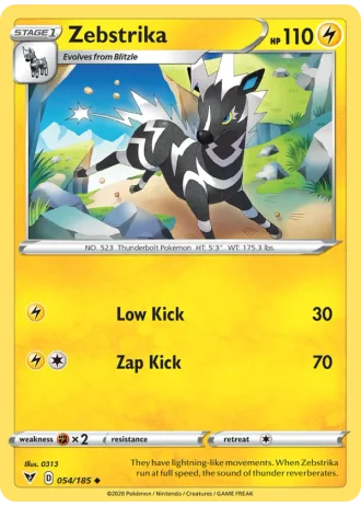 Zebstrika #54/185 — Vivid Voltage