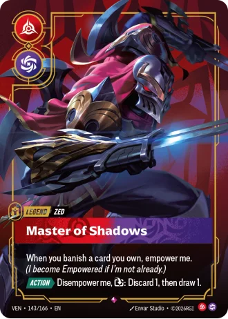Zed, Master of Shadows #143/166 — Vendetta