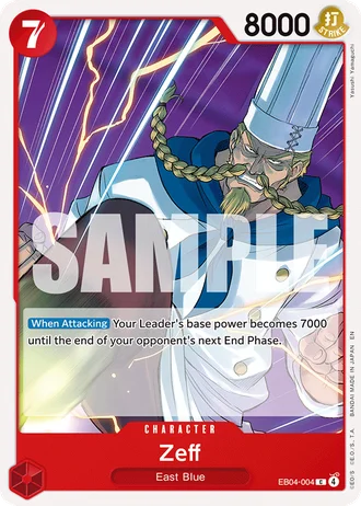 Zeff (EB04-004) — Adventure on Kami's Island (OP15-EB04)