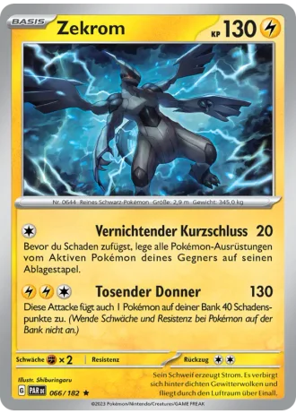 Zekrom #066/182 — Paradoxrift