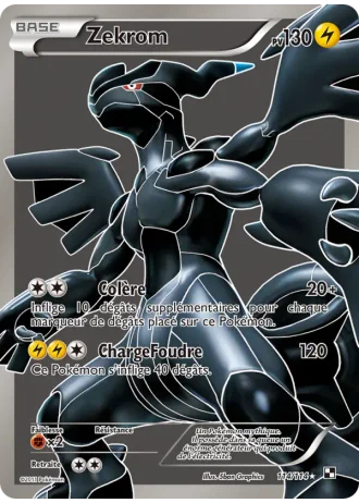 Zekrom #114 — Noir & Blanc