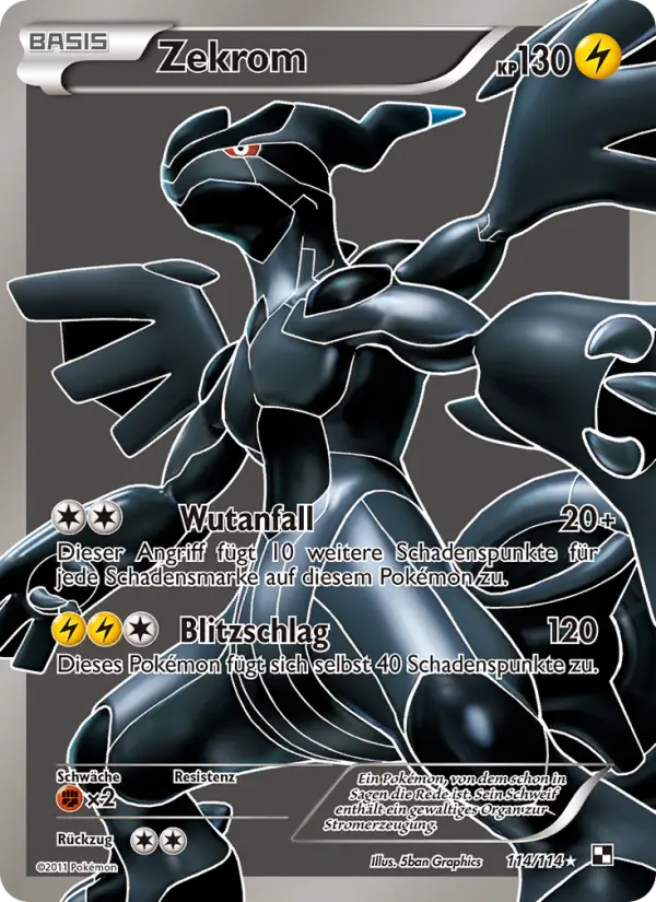 Zekrom #114 — Schwarz & Weiß