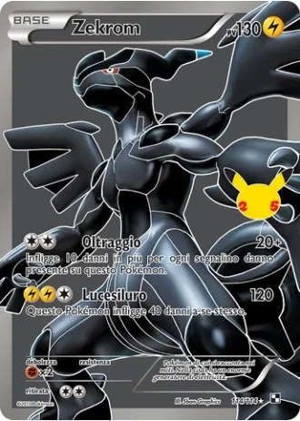 Zekrom #114/114 — Collezione Classica (Celebrazioni)