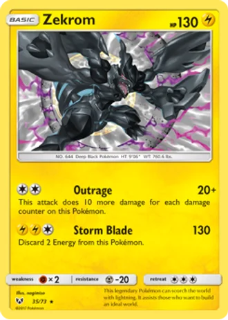 Zekrom #35 — Shining Legends