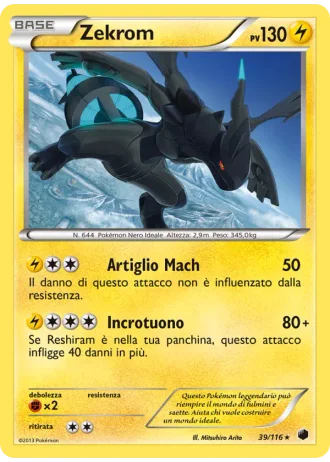 Zekrom #39/116 — Glaciazione Plasma