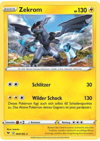 Zekrom #60/185 — Farbenschock