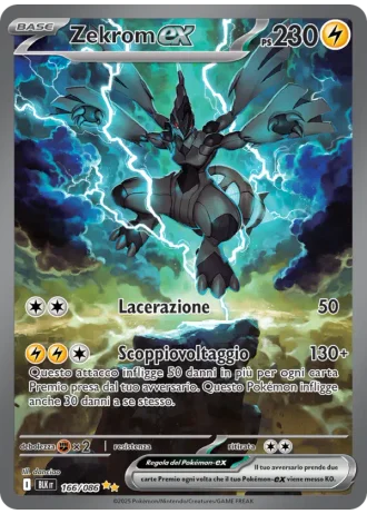 Zekrom ex #166/86 — Luce Nera