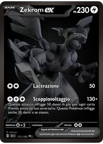 Zekrom ex #172 — Luce Nera