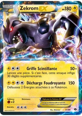 Zekrom EX #51 — Destinées Futures