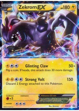 Zekrom EX BW38 — Black & White Promos