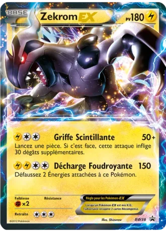 Zekrom ex BW38 — Noir & Blanc Promos