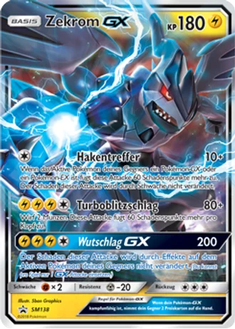 Zekrom GX SM138 — Sonne & Mond Promos