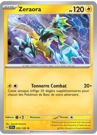 Zeraora #055 — Couronne Stellaire