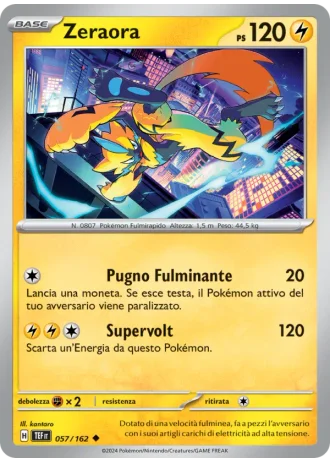 Zeraora #057/162 — Cronoforze