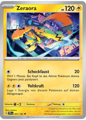 Zeraora #057/162 — Gewalten der Zeit