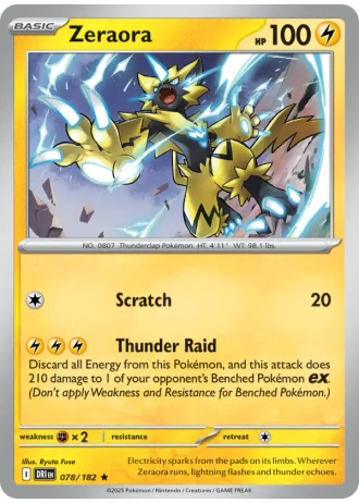 Zeraora #078 — Destined Rivals