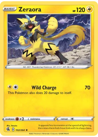 Zeraora #102 — Fusion Strike