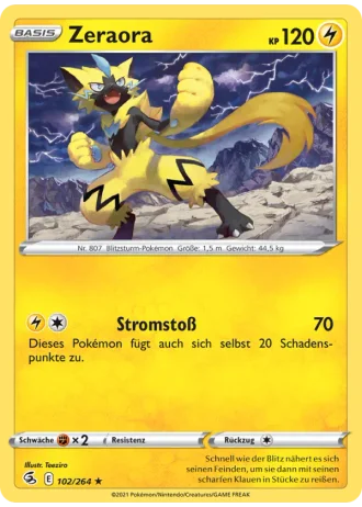 Zeraora #102/264 — Fusionsangriff