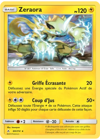 Zeraora #60 — Alliance Infaillible