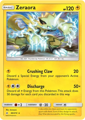 Zeraora #60 — Unbroken Bonds