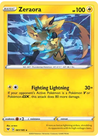 Zeraora #61/185 — Vivid Voltage