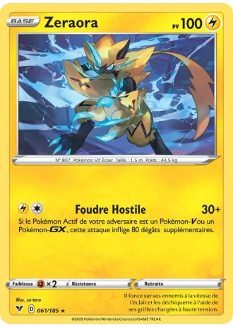 Zeraora #61/185 — Voltage Éclatant