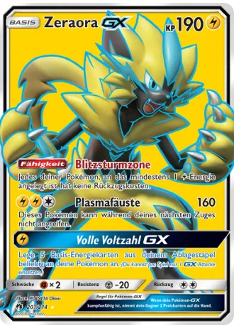 Zeraora GX #201 — Echo des Donners