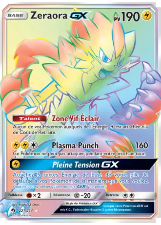 Zeraora GX #221/214 — Tonnerre Perdu