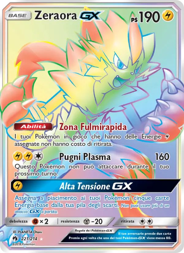 Zeraora GX #221 — Tuoni Perduti