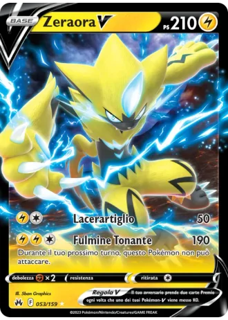 Zeraora V #053/159 — Zenit Regale
