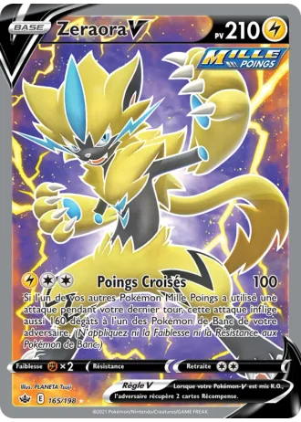 Zeraora V #165/198 — Règne de Glace